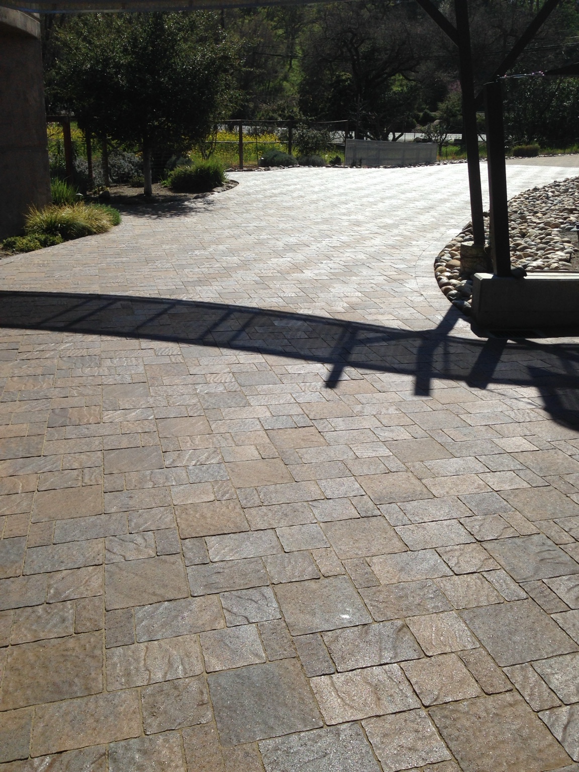 DCS paver driveway installation