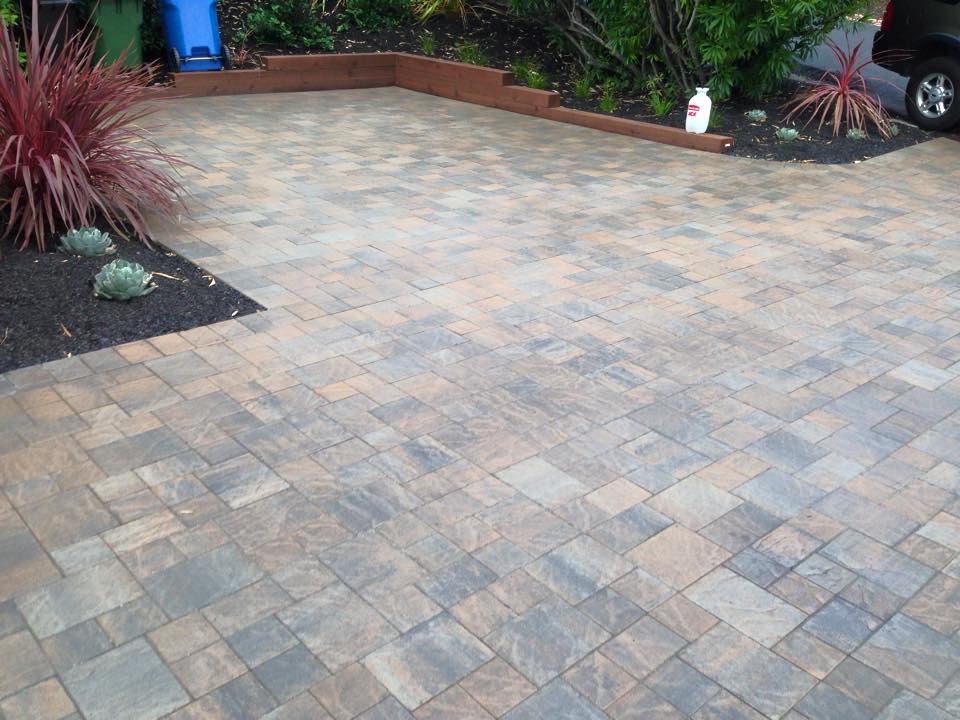 DCS paver driveway installation