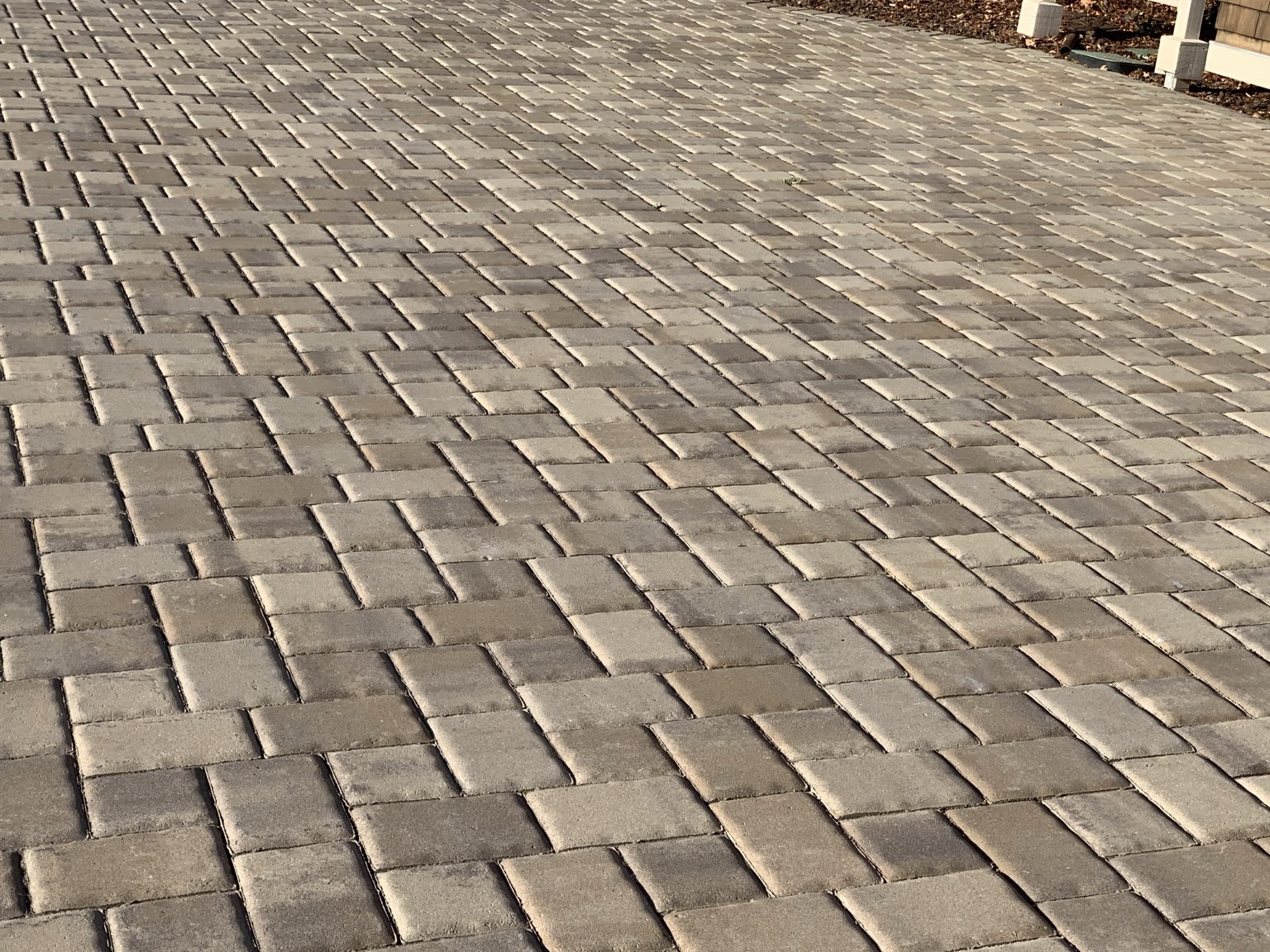 DCS paver driveway installation