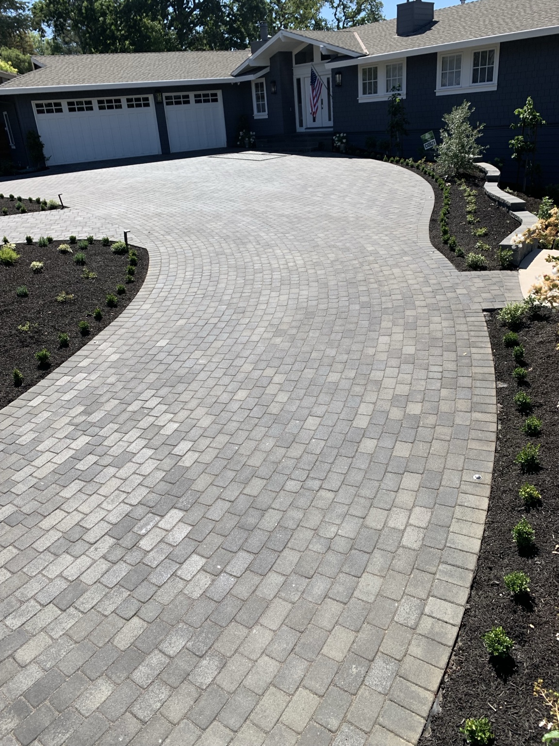 DCS paver driveway installation
